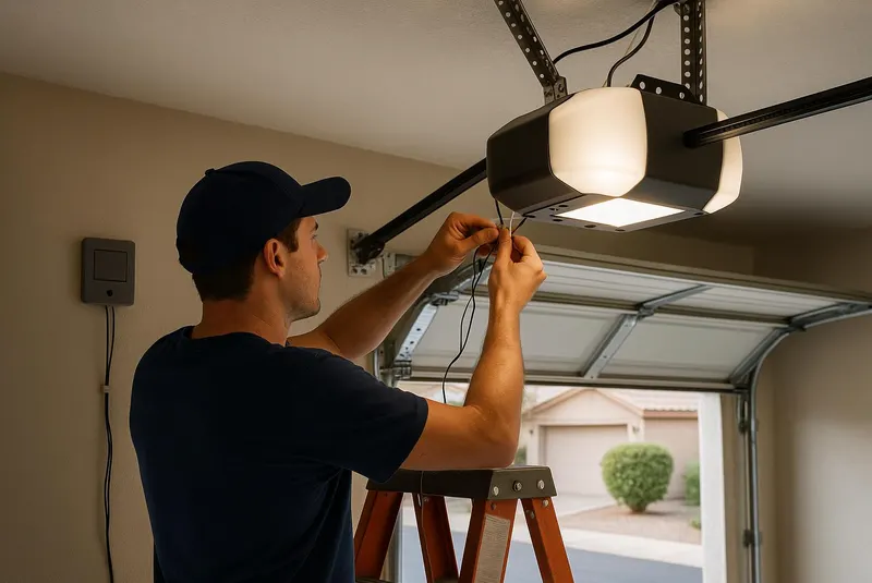 Garage Door Spring Repair in Seminole