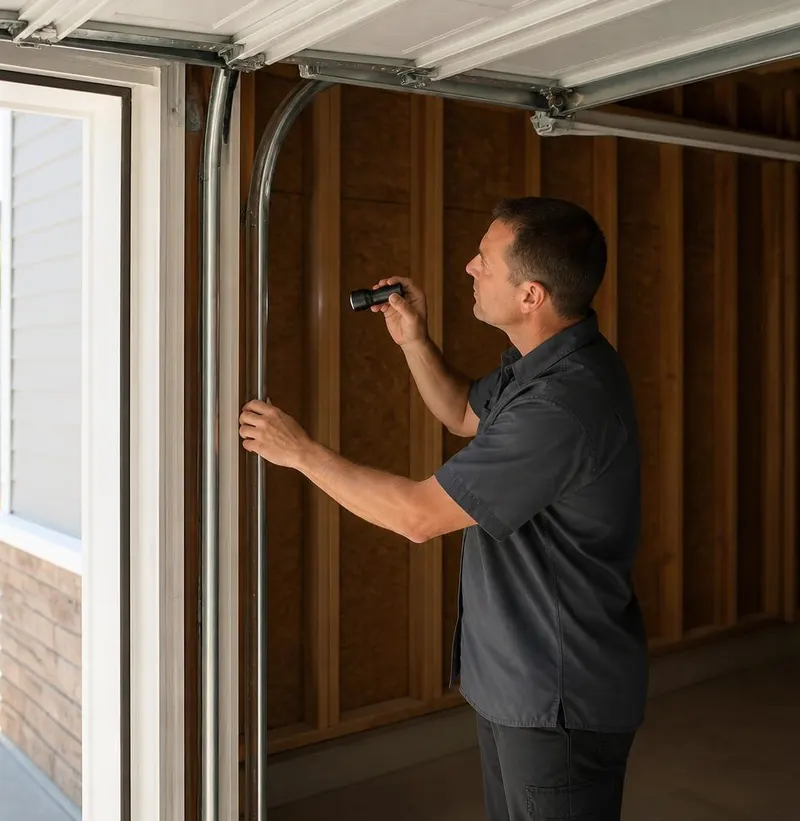 Off Track Door Repair in Seminole